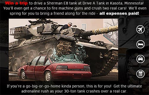 Win A Trip To Drive a Tank