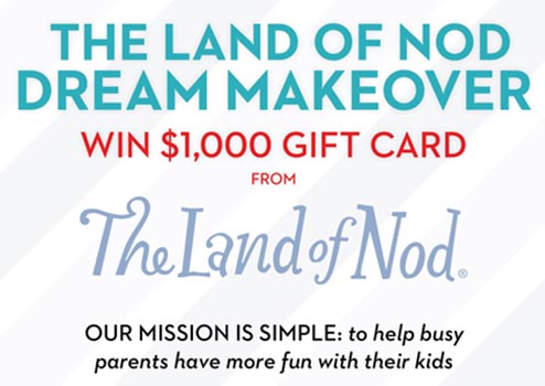 Win $1,000 Land Of Nod Gift Card