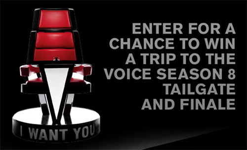 Win A Trip To The Voice Season 8 Finale