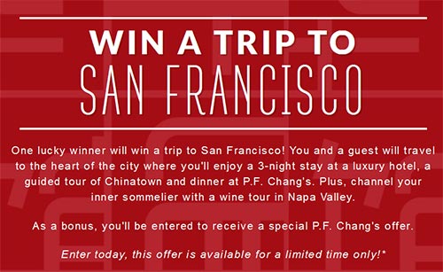 Win A Trip To San Francisco