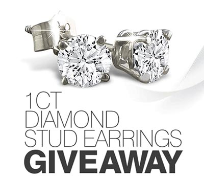 Win Diamond Stud Earrings