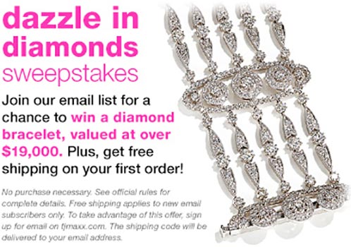 Win A Diamond Bracelet Worth $19,000