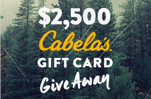 Win A $1,000 Cabelas Gift Card