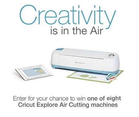 Win 1 of 8 Cricut Explore Air Craft Cutting Machines