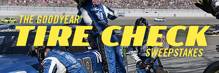 Win a VIP Trip to Nascar Sprint Cup and Set of 4 Goodyear Tires