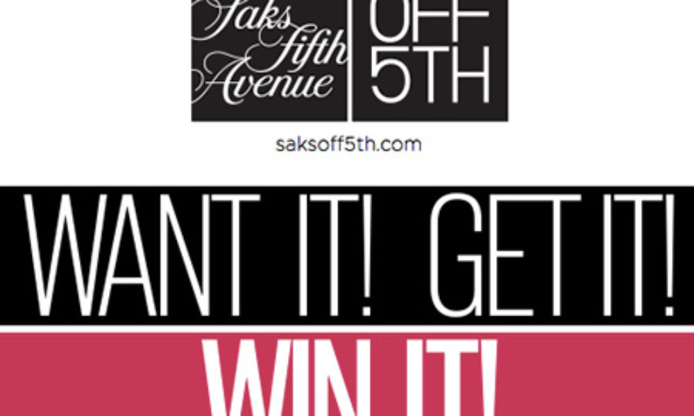 Win a 1,000 Saks Fifth Avenue Gift Card Granny's Giveaways