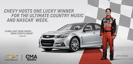 Win a 2015 Chevrolet SS, and VIP CMA Awards Trip