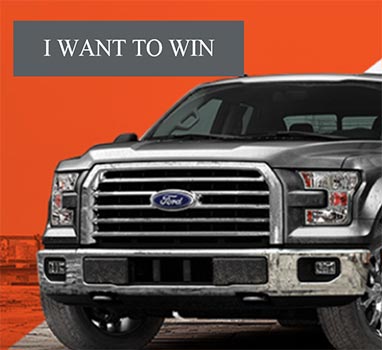 Win A Ford Vehicle Of Your Choice