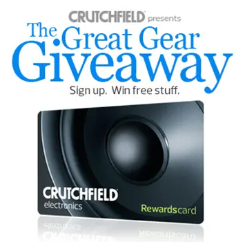 Win A $350 Crutchfield Rewards Card