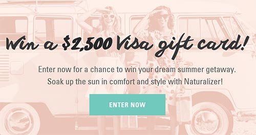 Win A $2,500 Visa Gift Card