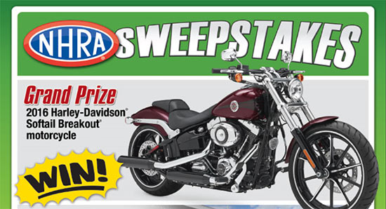 Win A 2016 Harley Softail Breakout Motorcycle