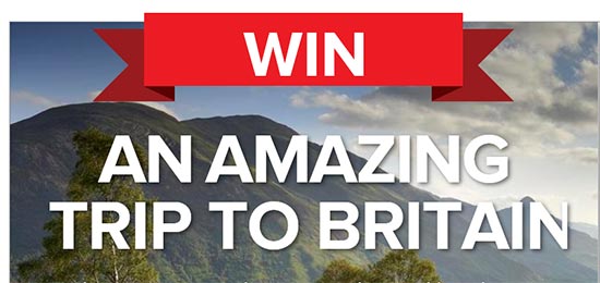 Win A Trip To Britain