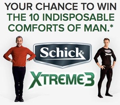 Schick: Win Gift Cards, 60″ Class LED HDTV, and More