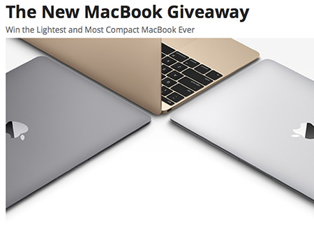 Win the New Macbook from Apple