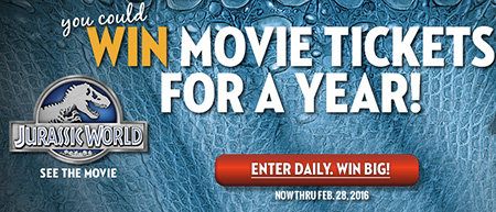 Win $1,500 and One of 100 Pairs of Movie Tickets