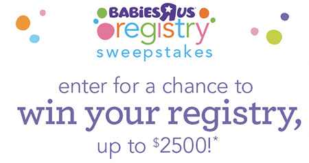 Win a $2,500 BabiesRUs Gift Card