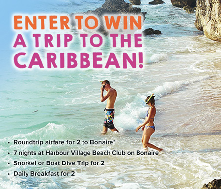Win a Week Trip for 2 to Bonaire