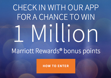 Win 1,000,000 Marriot Rewards Points