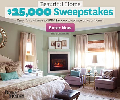 Win $25,000 to Splurge on Your Home