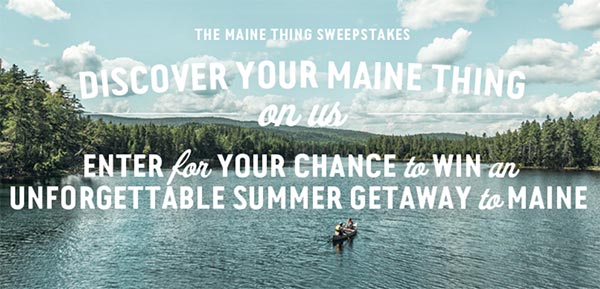 Win a Summer Getaway to Maine