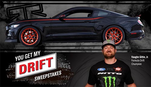 Win a 2015 Ford Mustang RTR