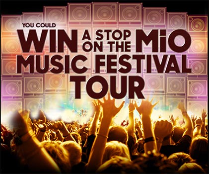 Win a Stop on the Mio Music Tour