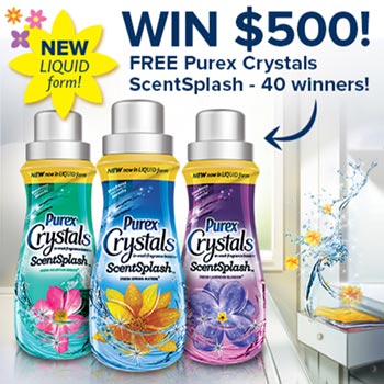 Win $500 and Year’s Supply of Purex Crystals
