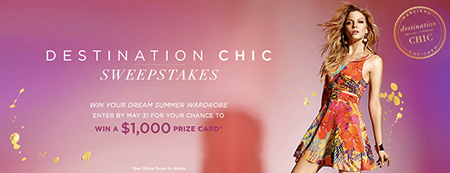Win a $1,000 Guess Shopping Spree
