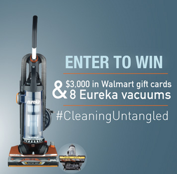 Win a $1,000 Walmart Gift Card and a Eureka Brushroll Clean