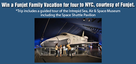 Win a Trip to NYC Space Shuttle Pavilion