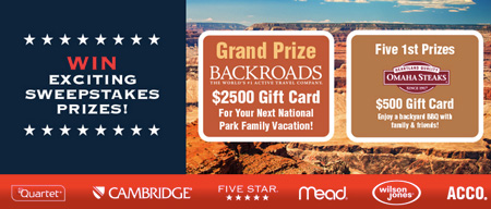 Win a $2,500 Travel Gift Card from Backroads