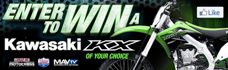 Win a Kawasaki KX Vehicle