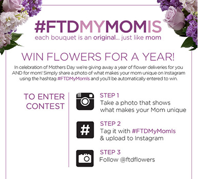 Win a Year of Flower Deliveries for You and Your Mom