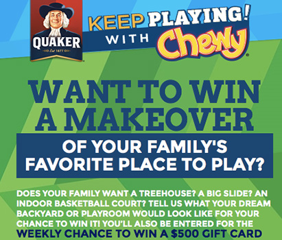 Win Your Dream Playroom + $500 Weekly Giveaways