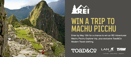 Win an REI Adventures Machu Picchu Explorer Trip