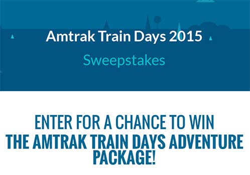 Win an Amtrak Adventure Package
