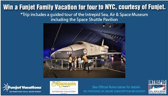 Win a Funjet Vacation to NYC