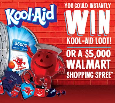 Kool-Aid: Win a $5,000 Walmart Shopping Spree