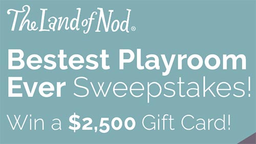 Win a $2,500 Land Of Nod Gift Card