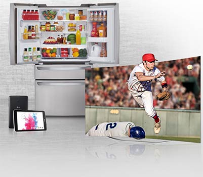 Win an LG Refrigerator or 55″ Smart TV