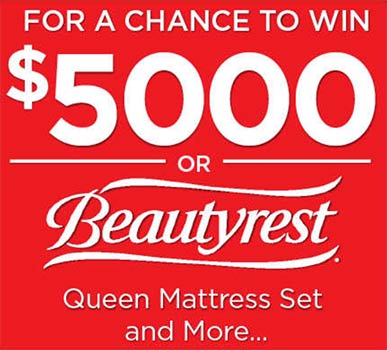 Win $5K or Beauty Rest Mattress