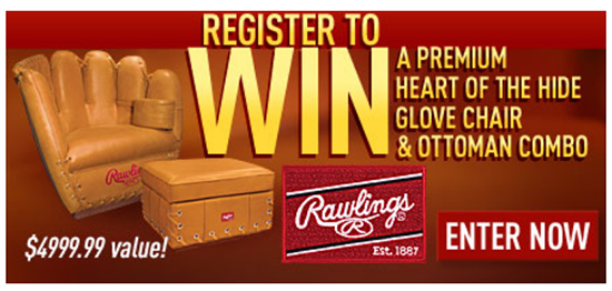 Win a Rawlings Glove Chair and Ottoman