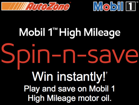 Win 1 of 28,000 Mobil 1 High Mileage Synthetic Coupons