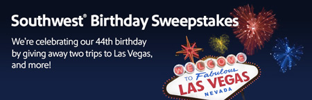 Win Trips to Vegas from Southwest