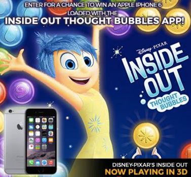 Win an iPhone 6 with Inside Out Thought Bubbles