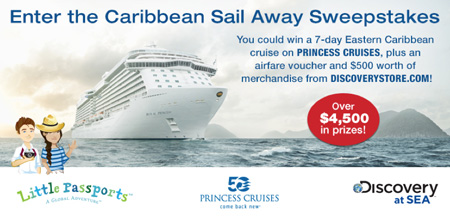 Win a 7-day Eastern Caribbean Cruise for a Family of Four