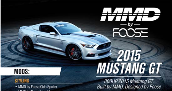 Win the 2015 MMD Mustang by Foose
