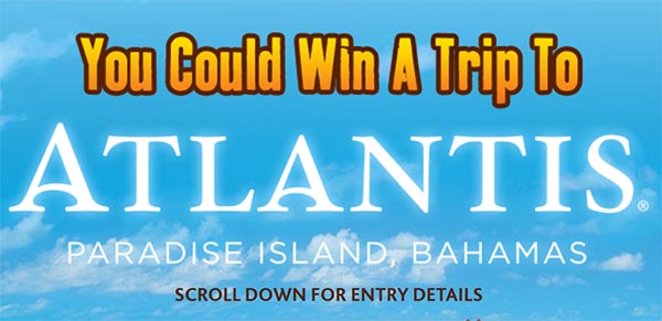 Win a Trip to Atlantis