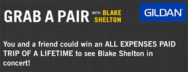Win a Trip to See Blake Shelton