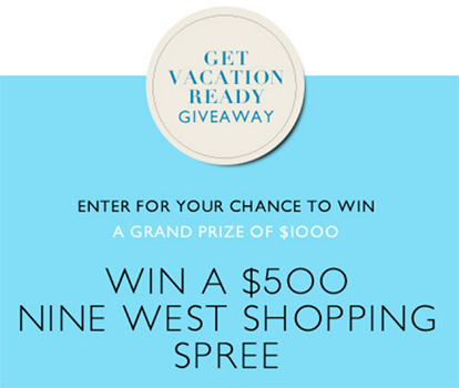 Win a $500 Nine West Shopping Spree + $500 Visa Gift Card
